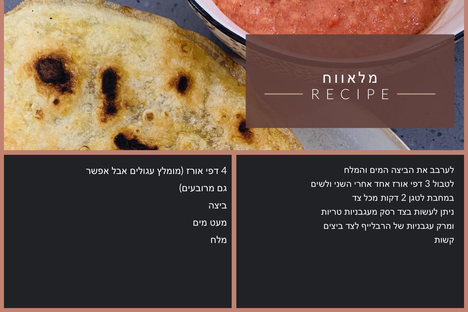 מלאווח מדפי אורז